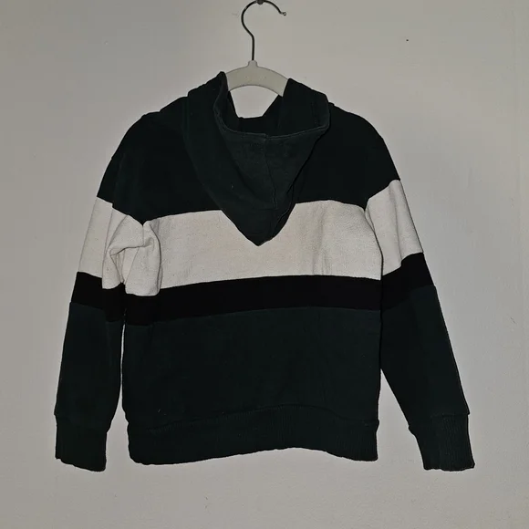 Kids Green and White Hoodie - The Future is Now - Picture 2 of 4